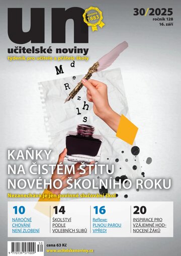 Obálka e-magazínu Učitelské noviny 30/2025