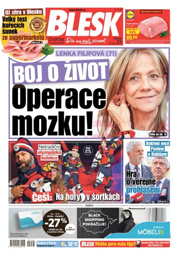 Obálka e-magazínu Blesk 13.11.2025