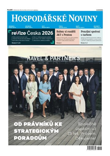 Obálka e-magazínu Hospodářské noviny 103 - 1.6.2026