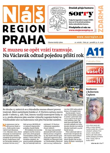 Obálka e-magazínu Náš Region - Praha 36/2026