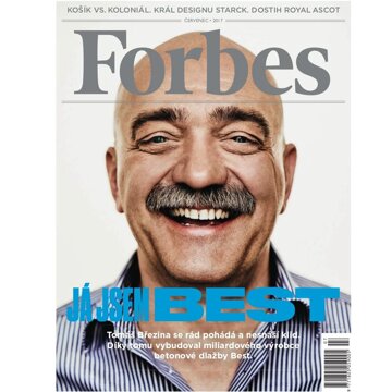 Obálka audioknihy Forbes červenec 2017