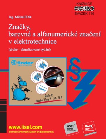 Obálka knihy Značky, barevné a alfanumerické značení v elektrotechnice