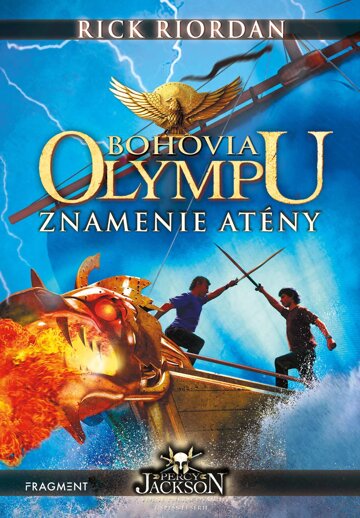 Obálka knihy Bohovia Olympu – Znamenie Atény