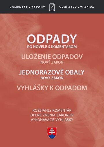 Obálka knihy Odpady (Zákon o odpadoch po novele, s komentárom 2020)