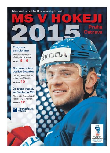 Obálka e-magazínu MS v hokeji 2015