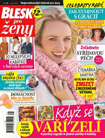 Obálka e-magazínu Blesk pro ženy 5.10.2015