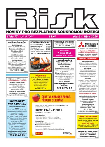 Obálka e-magazínu Risk 77/2016