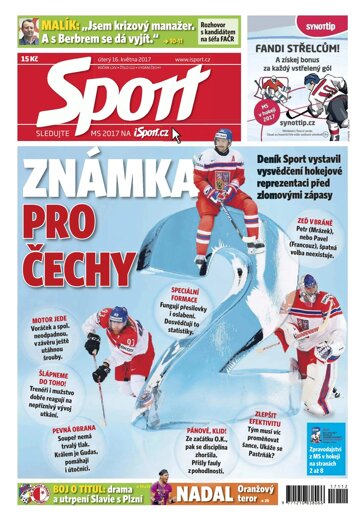 Obálka e-magazínu Sport 16.5.2017