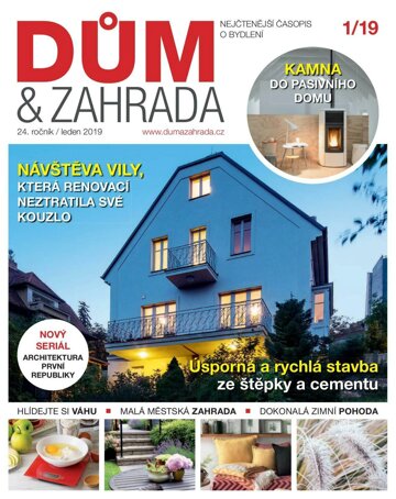 Obálka e-magazínu Dům a zahrada 1/2019