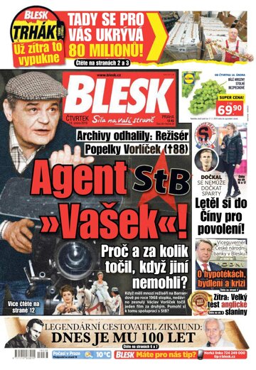 Obálka e-magazínu Blesk 14.2.2019