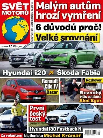 Obálka e-magazínu Svět motorů 16/2019
