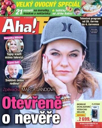 Obálka e-magazínu AHA! Tv - 27.6.2019