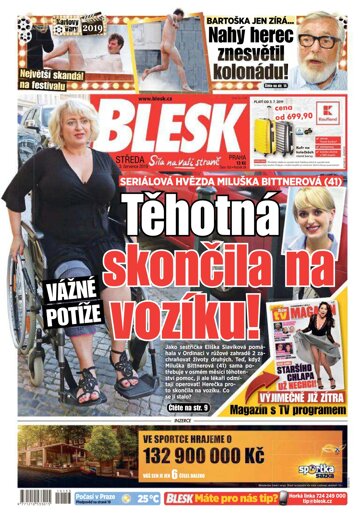 Obálka e-magazínu Blesk 3.7.2019