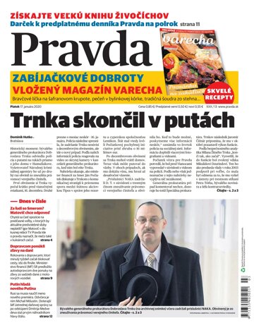 Obálka e-magazínu Pravda 17. 1. 2020