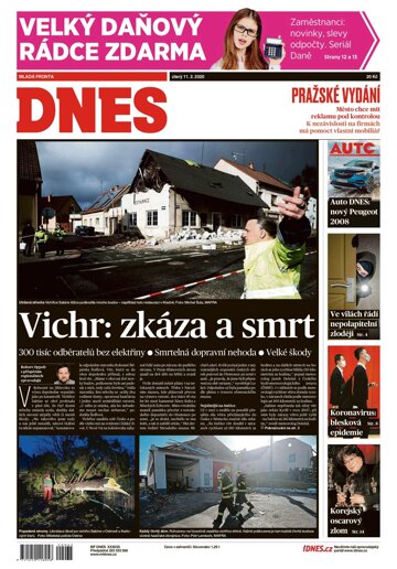 Obálka e-magazínu MF Dnes 11.2.2020