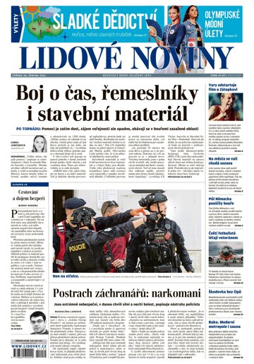 Obálka e-magazínu Lidové noviny 30.6.2021