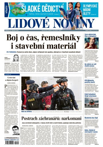 Obálka e-magazínu Lidové noviny 30.6.2021