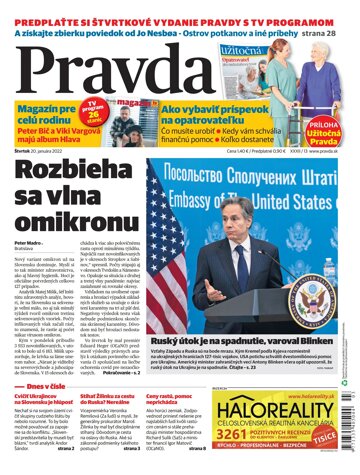 Obálka e-magazínu Pravda 20. 1. 2022