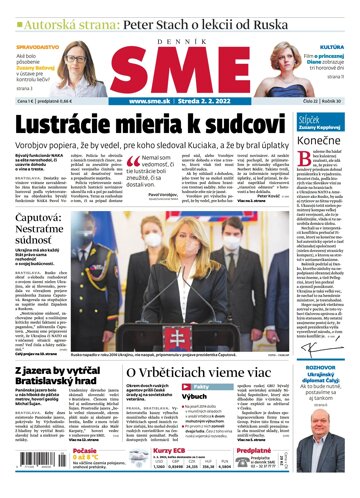 Obálka e-magazínu SME 2.2.2022