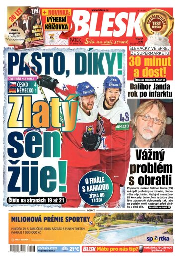 Obálka e-magazínu Blesk 27.5.2022