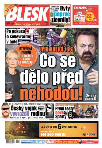 Obálka e-magazínu Blesk 15.6.2022