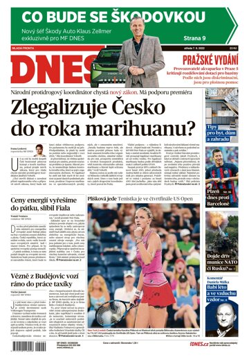 Obálka e-magazínu MF Dnes 7.9.2022