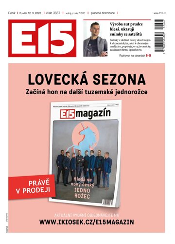 Obálka e-magazínu E15 12.9.2022