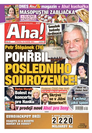 Obálka e-magazínu AHA! 26.1.2023