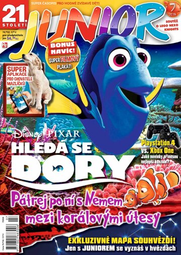 Obálka e-magazínu 21. století JUNIOR 7/16