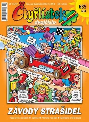 Obálka e-magazínu Čtyřlístek 14-15/2017