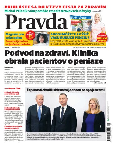 Obálka e-magazínu Pravda 23. 2. 2023