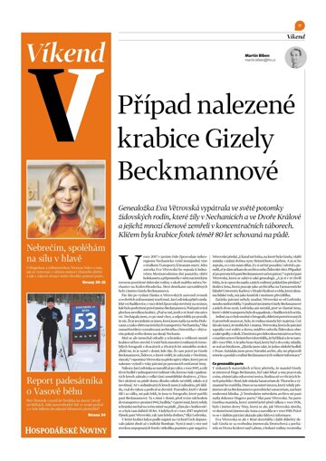Obálka e-magazínu Hospodářské noviny - příloha Víkend 050 - 10.3.2023 Víkend