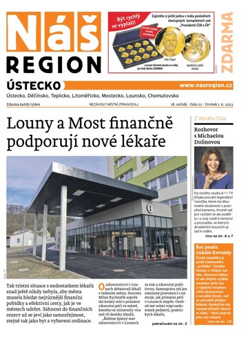 Obálka e-magazínu Náš Region - Ústecko 22/2023