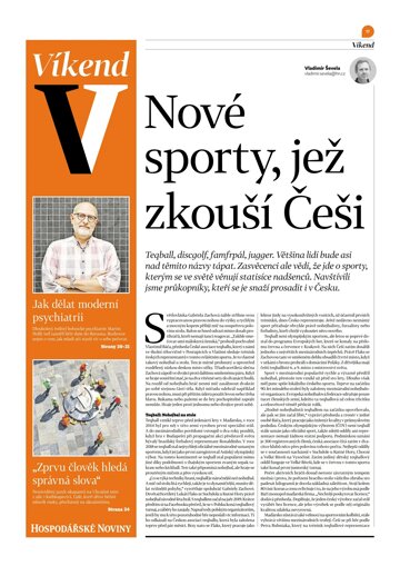 Obálka e-magazínu Hospodářské noviny - příloha Víkend 154 - 11.8.2023 Víkend