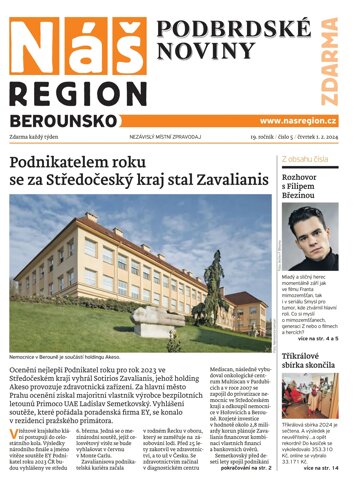Obálka e-magazínu Náš Region - Berounsko 5/2024
