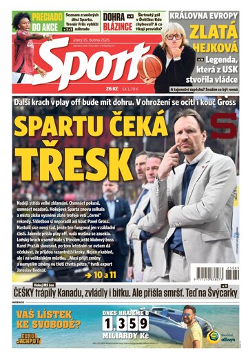 Obálka e-magazínu Sport 15.4.2025