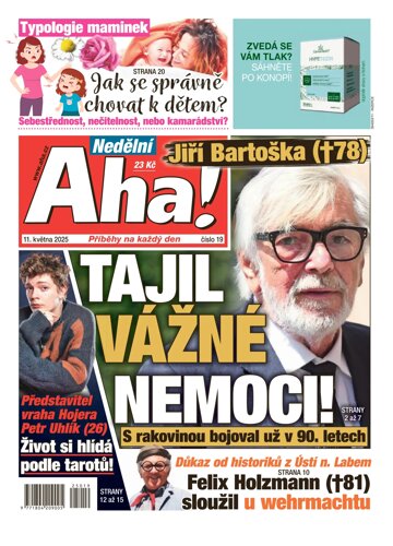Obálka e-magazínu Nedělní AHA! 11.5.2025