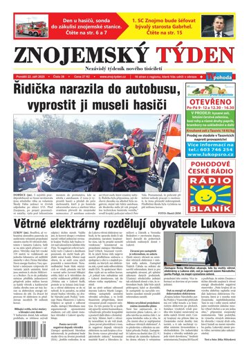 Obálka e-magazínu Znojemský týden 39/2025
