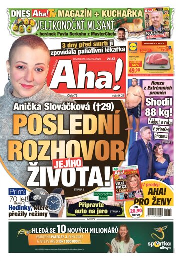 Obálka e-magazínu AHA! 26.3.2026