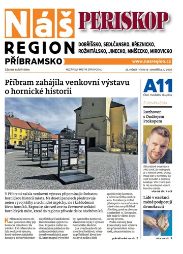 Obálka e-magazínu Náš Region - Příbramsko 19/2026