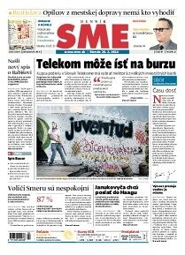 Obálka e-magazínu SME 26.2.2014