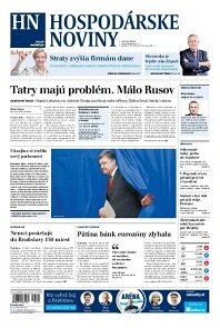 Obálka e-magazínu Hospodárske noviny 27.10.2014