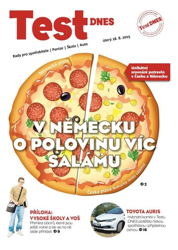 Obálka e-magazínu TEST DNES - 18.8.2015