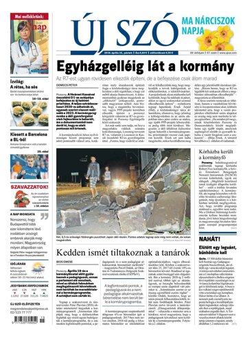 Obálka e-magazínu Új Szó 15.4.2016