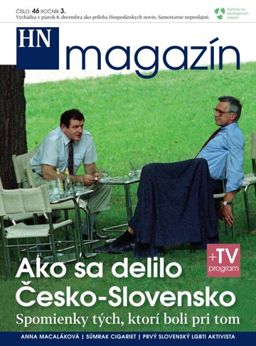 Obálka e-magazínu Prílohy HN magazín číslo: 46 ročník 3.