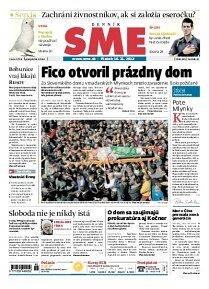 Obálka e-magazínu SME 16.11.2012