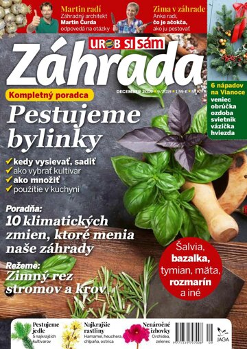 Obálka e-magazínu Záhrada 2019 09