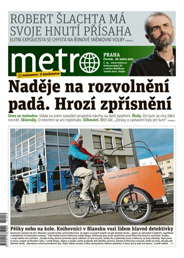 Obálka e-magazínu deník METRO 28.1.2021