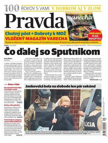 Obálka e-magazínu Pravda Dennik 5. 3. 2021