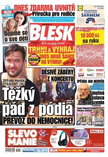 Obálka e-magazínu Blesk 27.9.2021